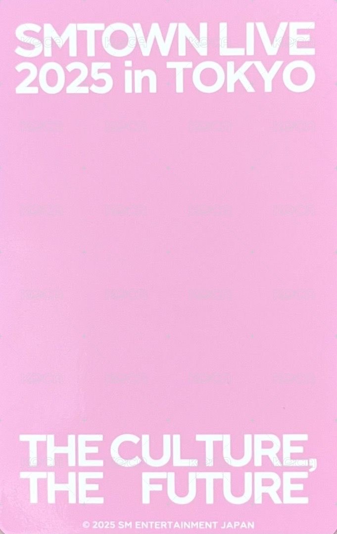 SMT LIVE 2025 隨機卡  背面