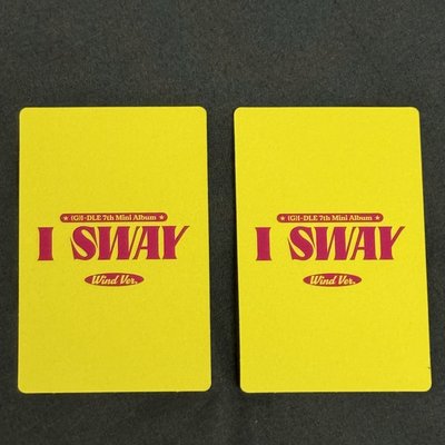  I-SWAY 專輯卡 舒華、小娟