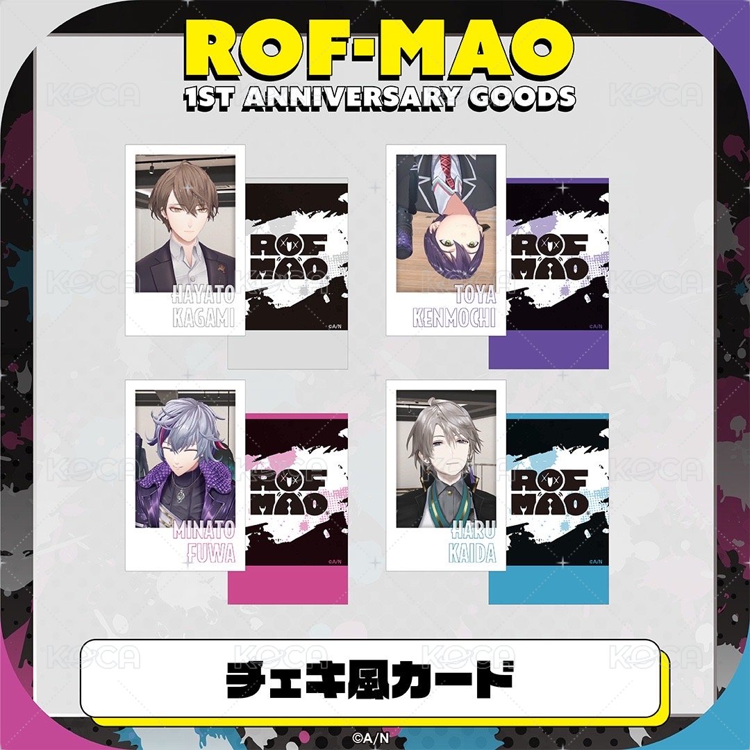 ROF-MAO 1st Anniversary 隨機卡 隨機拍立得 背面