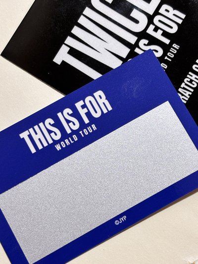 Twice 快閃店 刮刮卡 志效