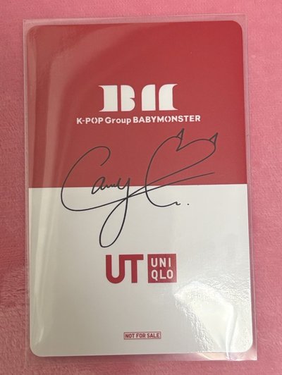 Chiquita UNIQLO 代言卡 