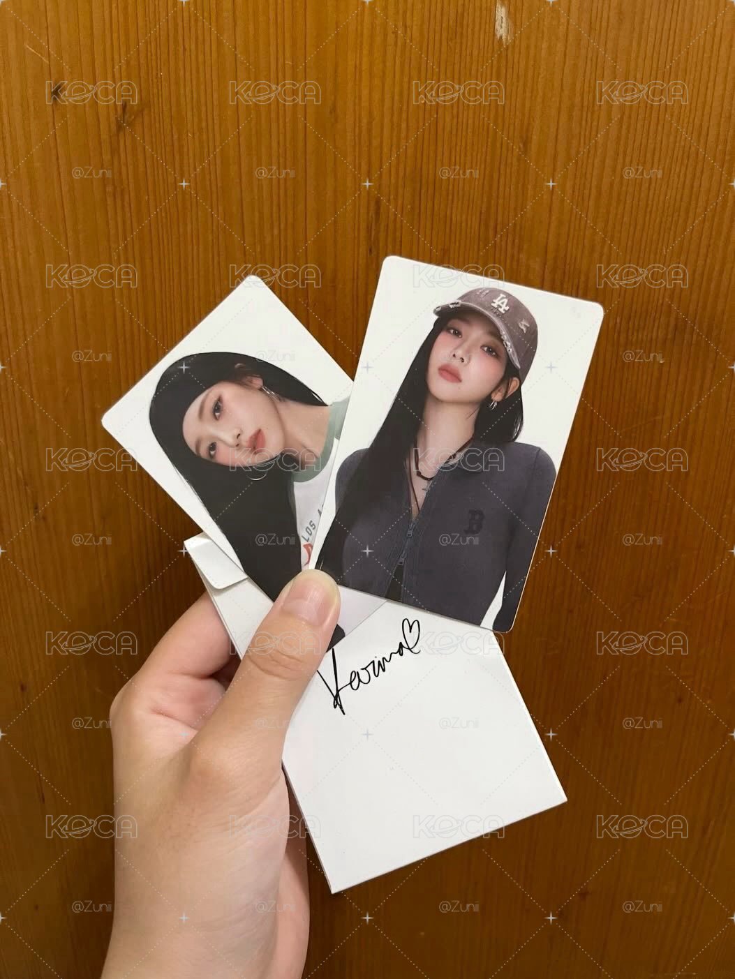Karina MLB代言小卡一組