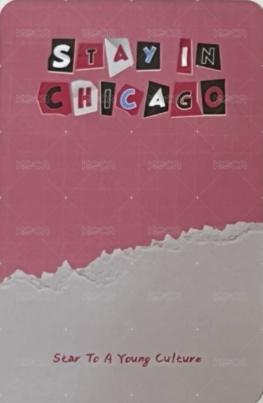 芝加哥 k4 特典卡  背面