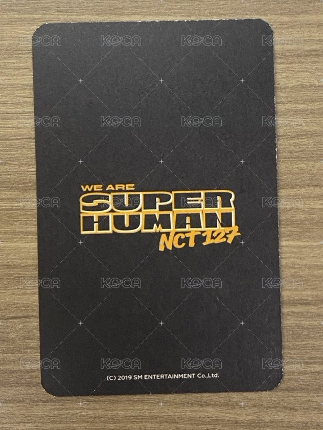 We Are Superhuman 專輯卡  背面