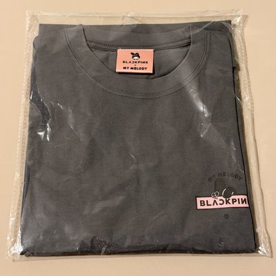 BLACKPINK × My Melody 美樂蒂 短袖灰T(S)