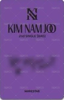 BAD ms 特典卡  背面