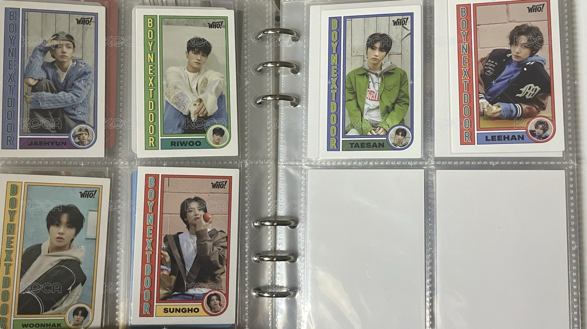 who id 卡 六張一套