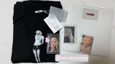 Rosie快閃T恤-人物黑T+廣州滿額