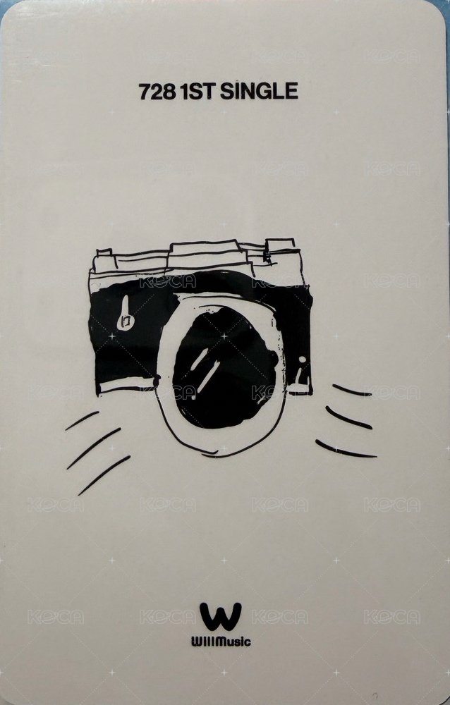 SEVENTOEIGHT 1st single 微樂客 合照會1.0 簽售卡 下巴V 背面