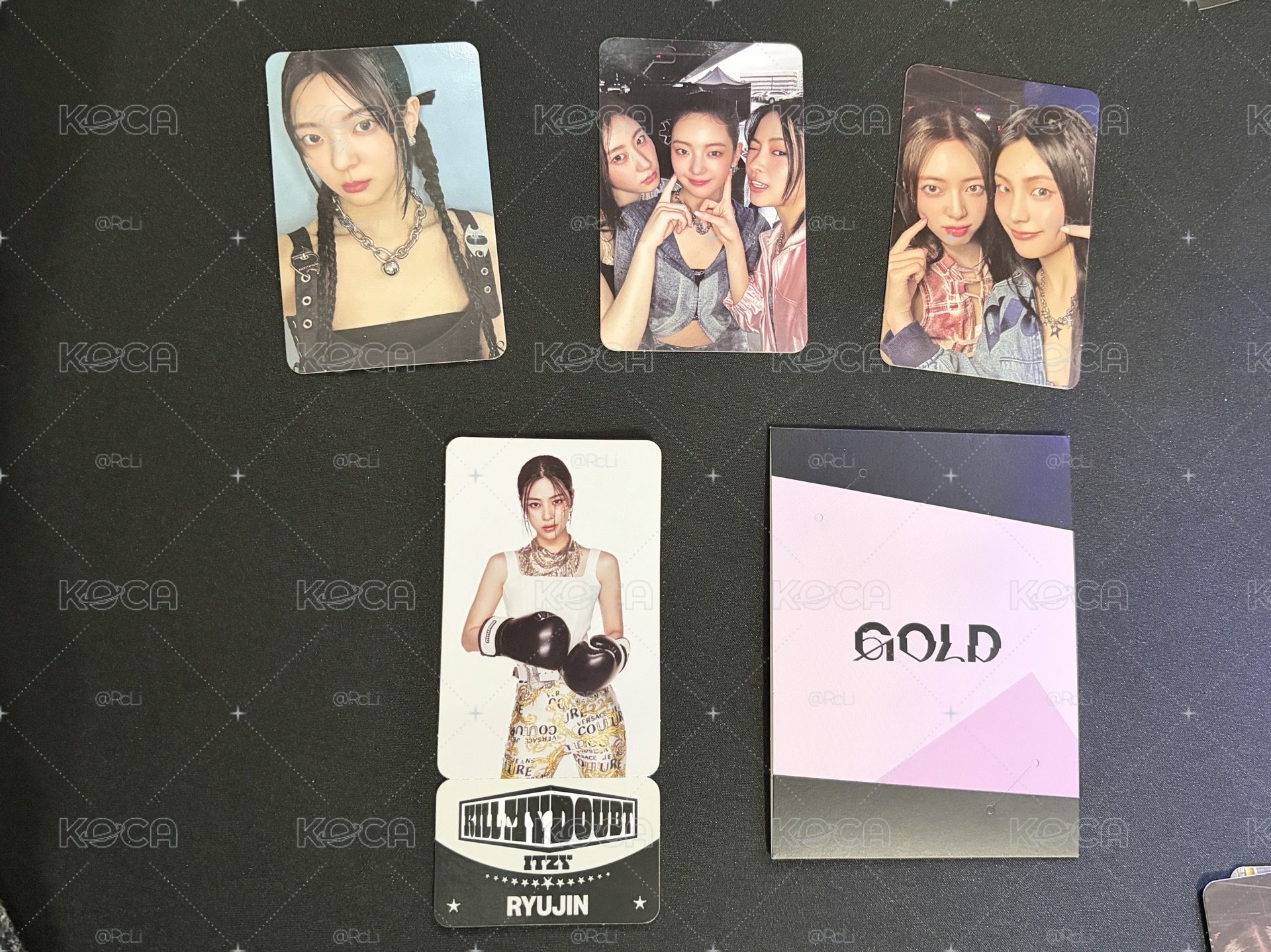 GOLD ITZY 小卡套餐