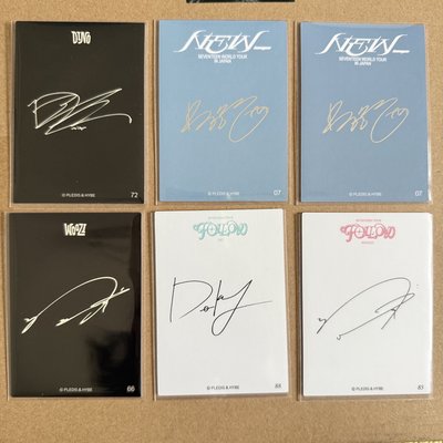 日版隨機卡 簽名卡背