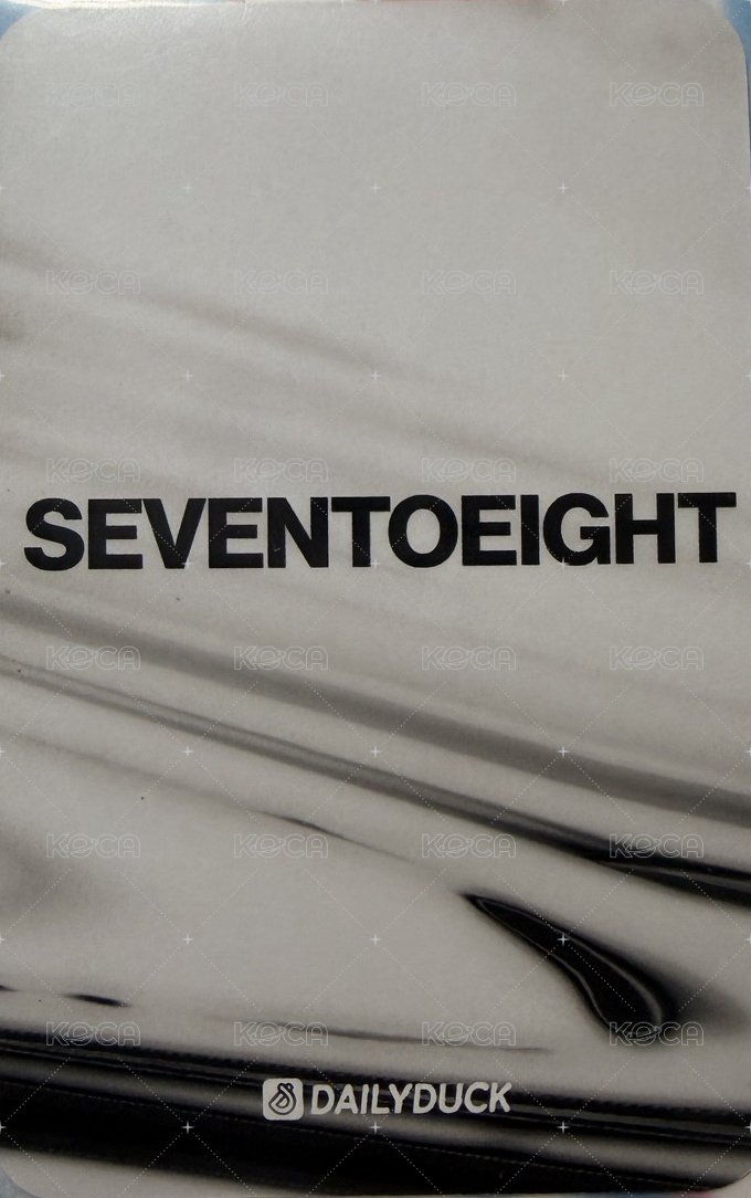 SEVENTOEIGHT 1st single Dailyduck 視訊1.0 簽售卡 碰拳 背面