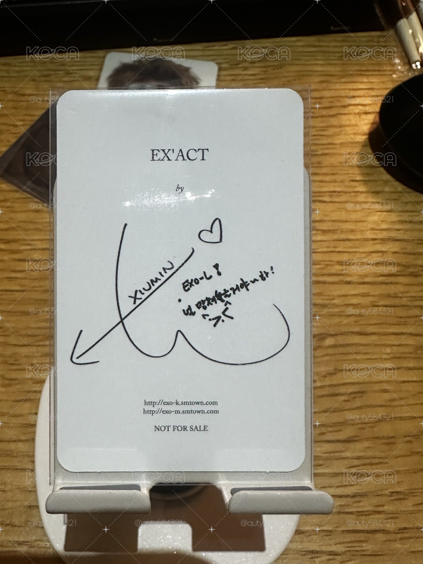 🤍金珉錫Xiumin EX’ACT專卡（Monster）