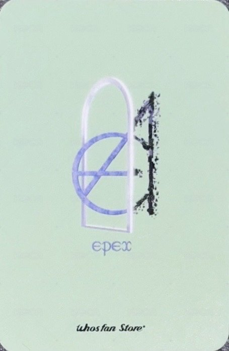 正規2輯 wf 線下5.0 簽售卡  背面