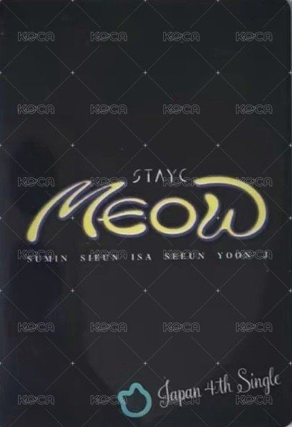 MEOW 05 B 周邊卡  背面