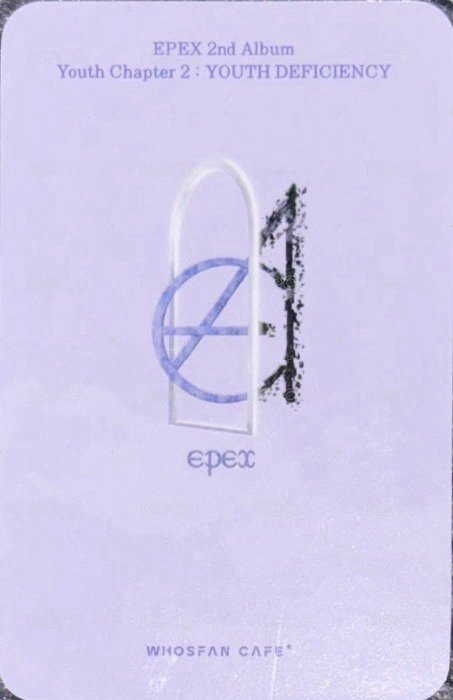 正規2輯 wf 線下4.0 簽售卡  背面