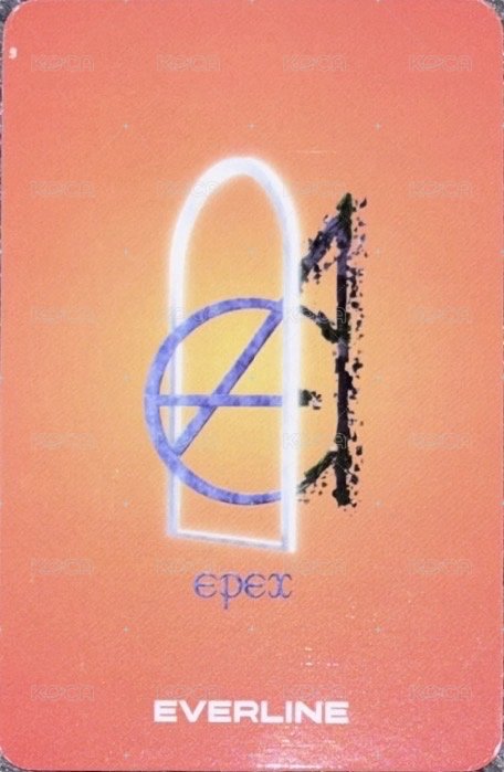 正規2輯 el 線下4.0 簽售卡  背面