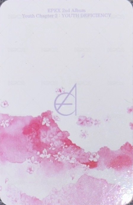 正規2輯 專輯卡  背面