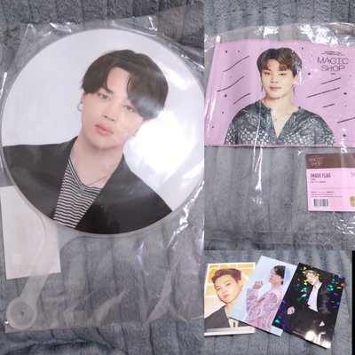 BTS  | Jimin大扇盤 PTDOS 美巡 大扇 FM旗 明信片