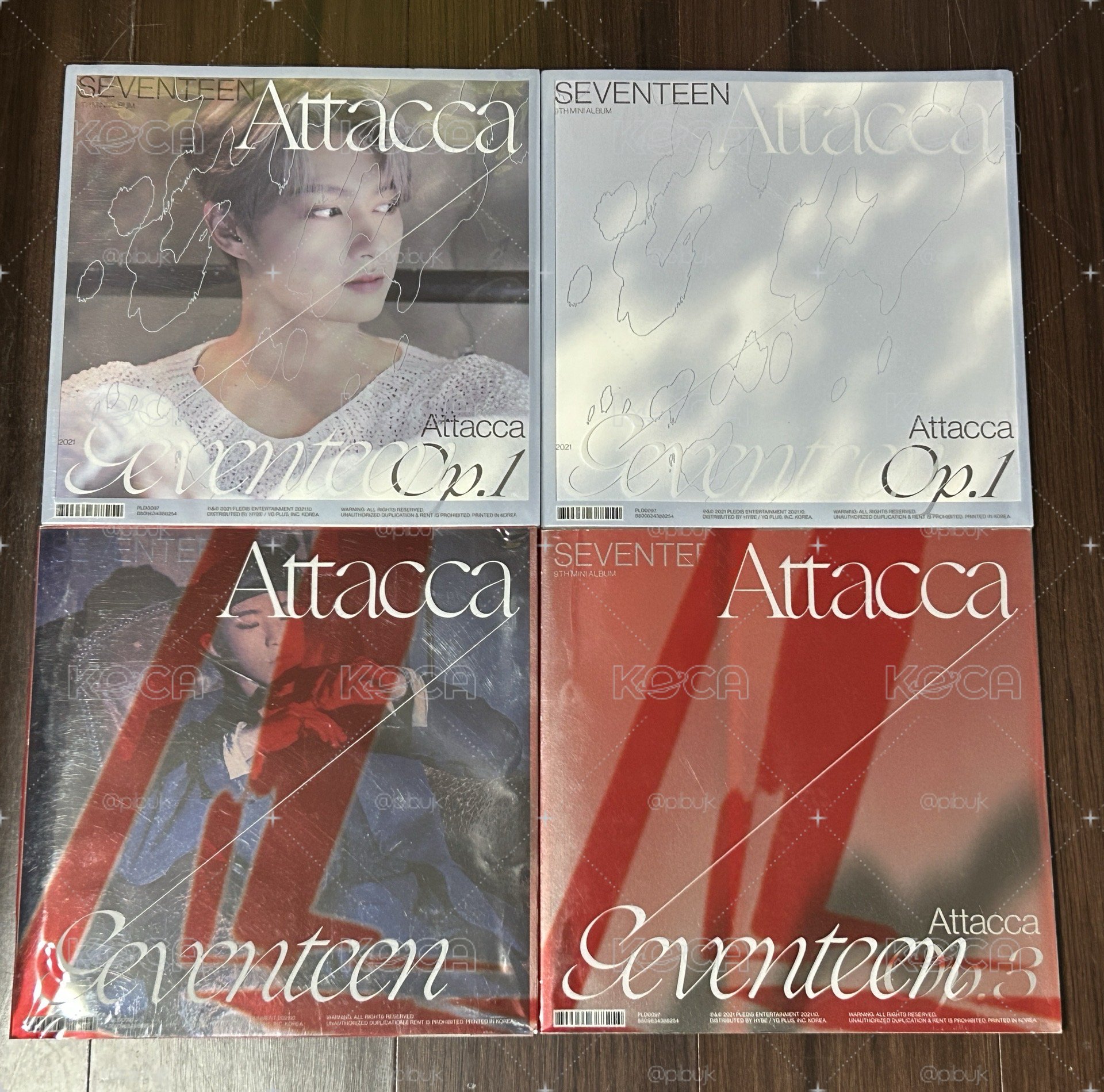 SEVENTEEN 迷九 MINI9 Attacca 初版