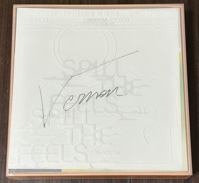 SEVENTEEN 迷12 MINI12:SPILL THE FEELS 美通親簽 率