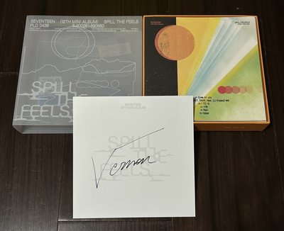 SEVENTEEN 迷12 MINI12:SPILL THE FEELS 美通親簽 率