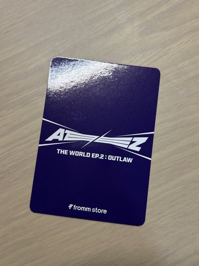 ATEEZ Outlaw fromm 2.0 幸運卡（需綁卡）