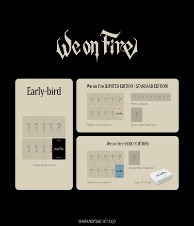 WVS GL『We on Fire』通常盤（自拍小卡A）