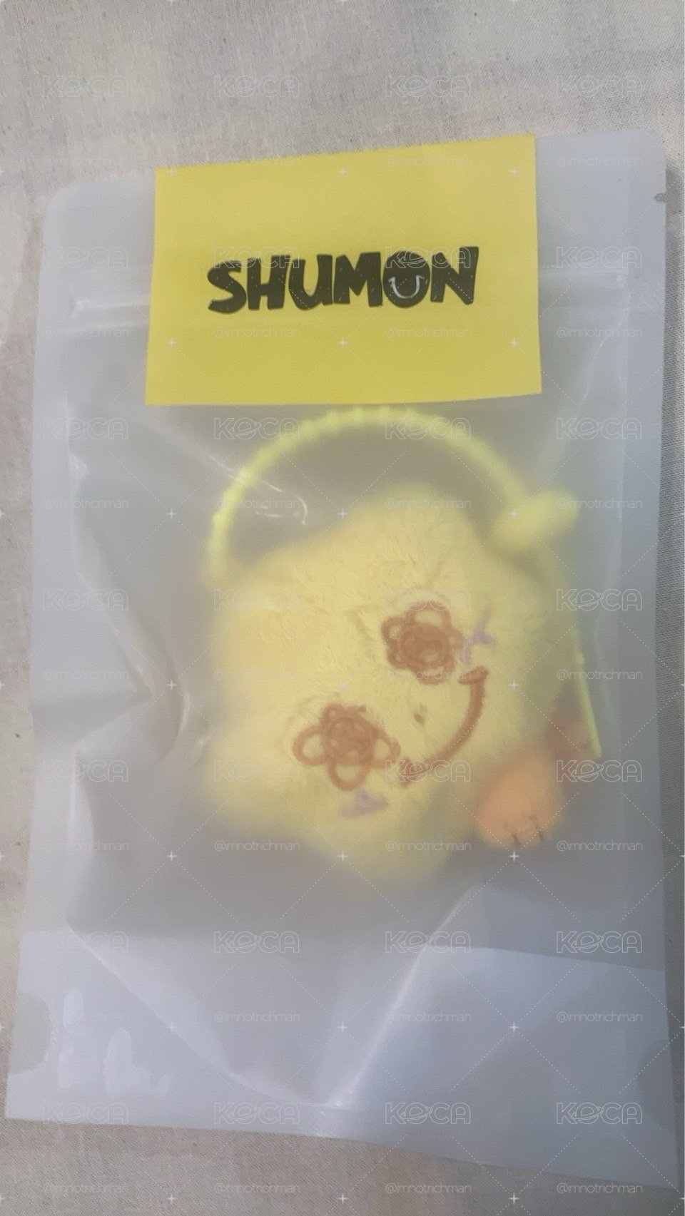 現貨 全新未拆 黃色SHUMON