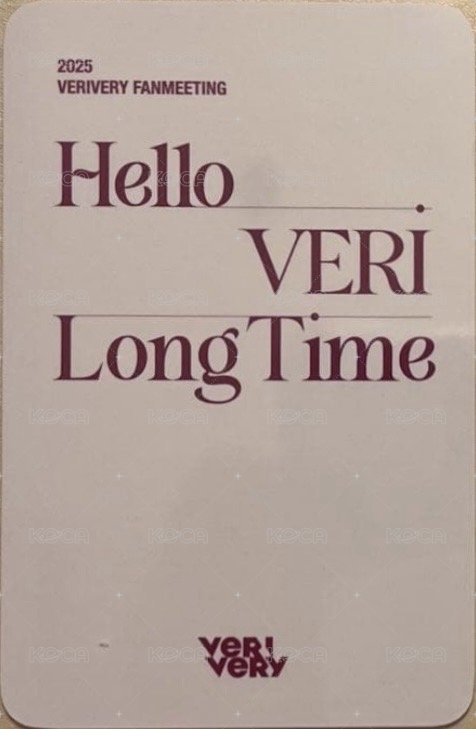 HVLT 韓場 卡包卡 隨機卡  背面