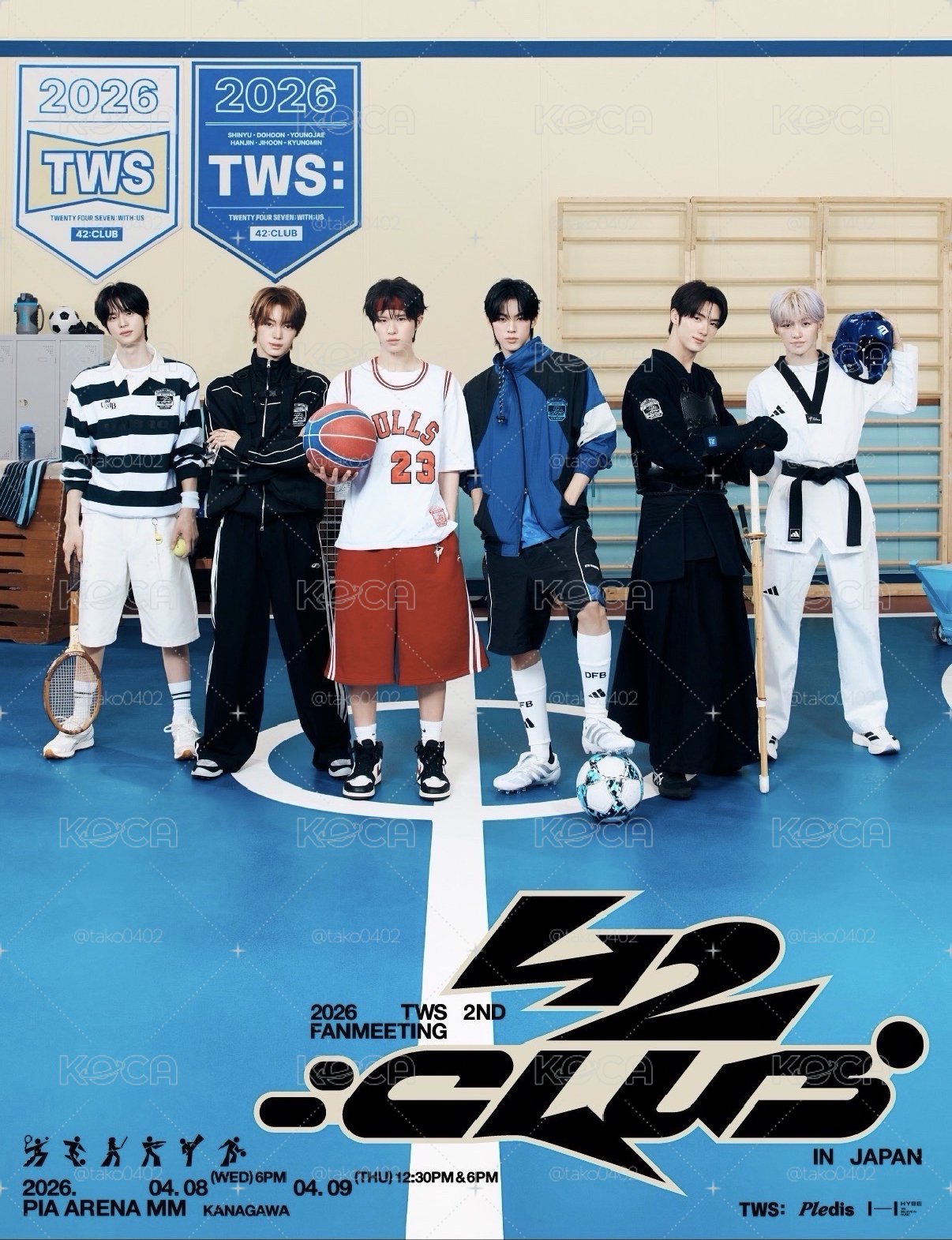 TWS 2026 42:CLUB ソウル ペンミ ジップフーディ パーカー TWS2026 TWS 2ND FANMEETING <42:CLUB> IN SEOUL服飾衣著】TWS