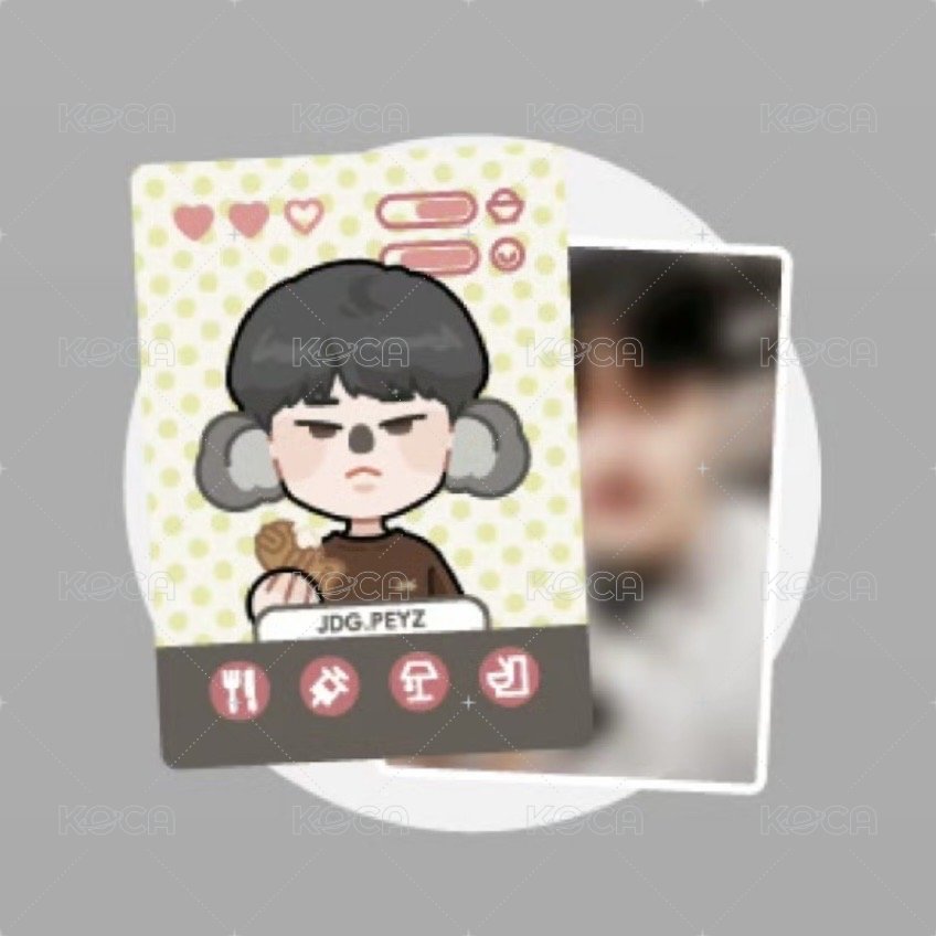 JDG 雙面證件照 周邊卡  背面