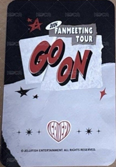 GO ON 首爾第一場 入場卡 / 場限卡  背面