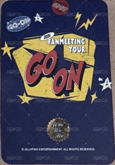 GO ON 首爾第二場 入場卡 / 場限卡  背面