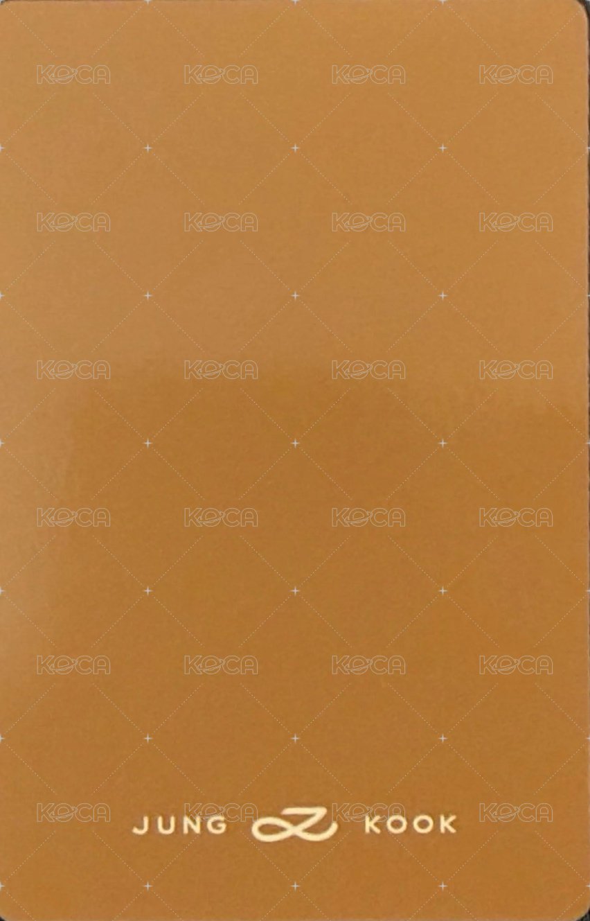 GOLDEN 專輯卡  背面