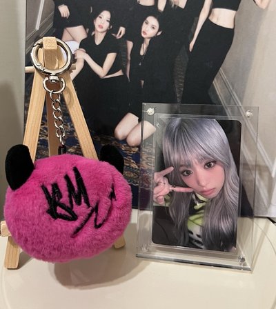 絨毛吊飾（粉）