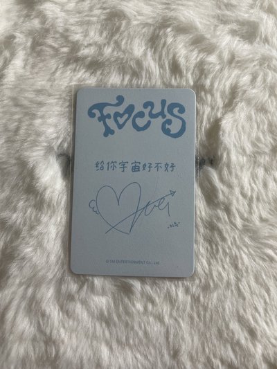 jiwoo Focus sr 3.0 簽售卡 中背