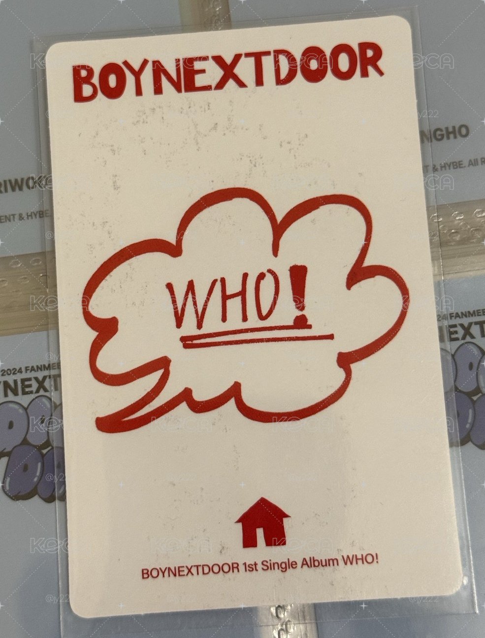 WHO! 專輯 WHO ver.已拆全專
