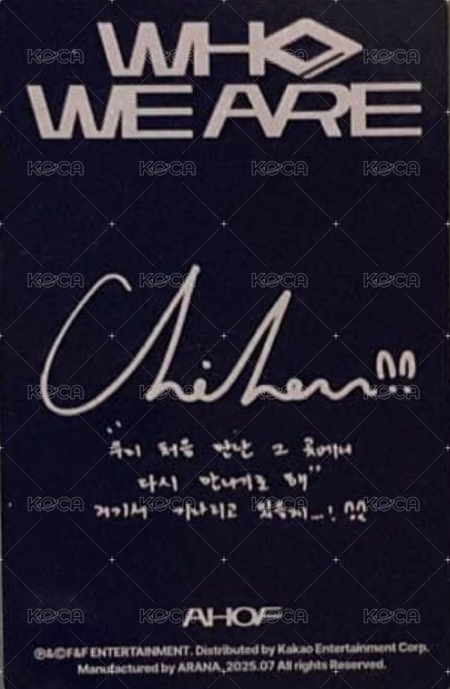 迷一 Jewel Ver 專輯卡  背面