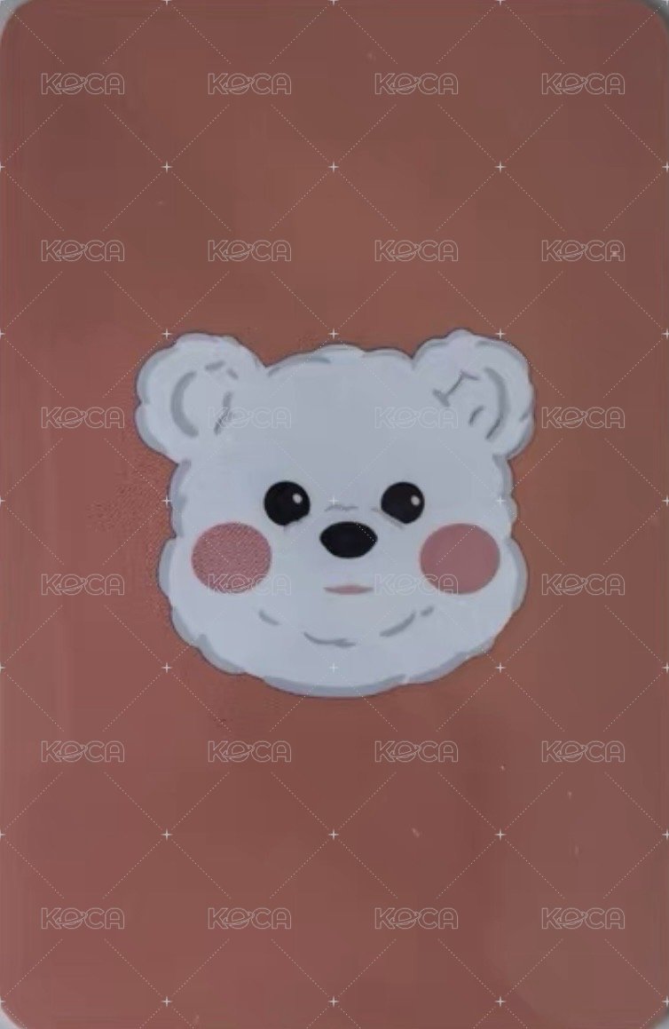 泰迪熊 mnet 線下咖啡 抽選卡  背面