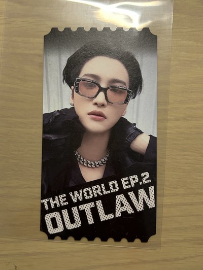 ATEEZ 朴星化 OUTLAW 票卡