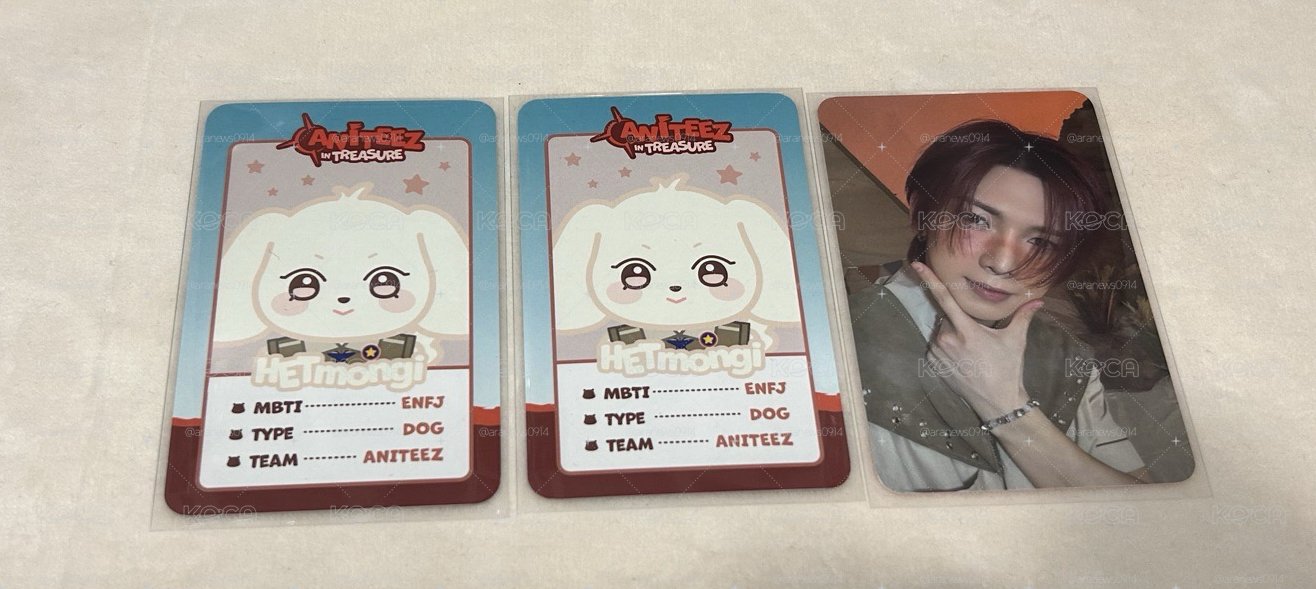 ANITEEZ IN TREASURE 卡包卡