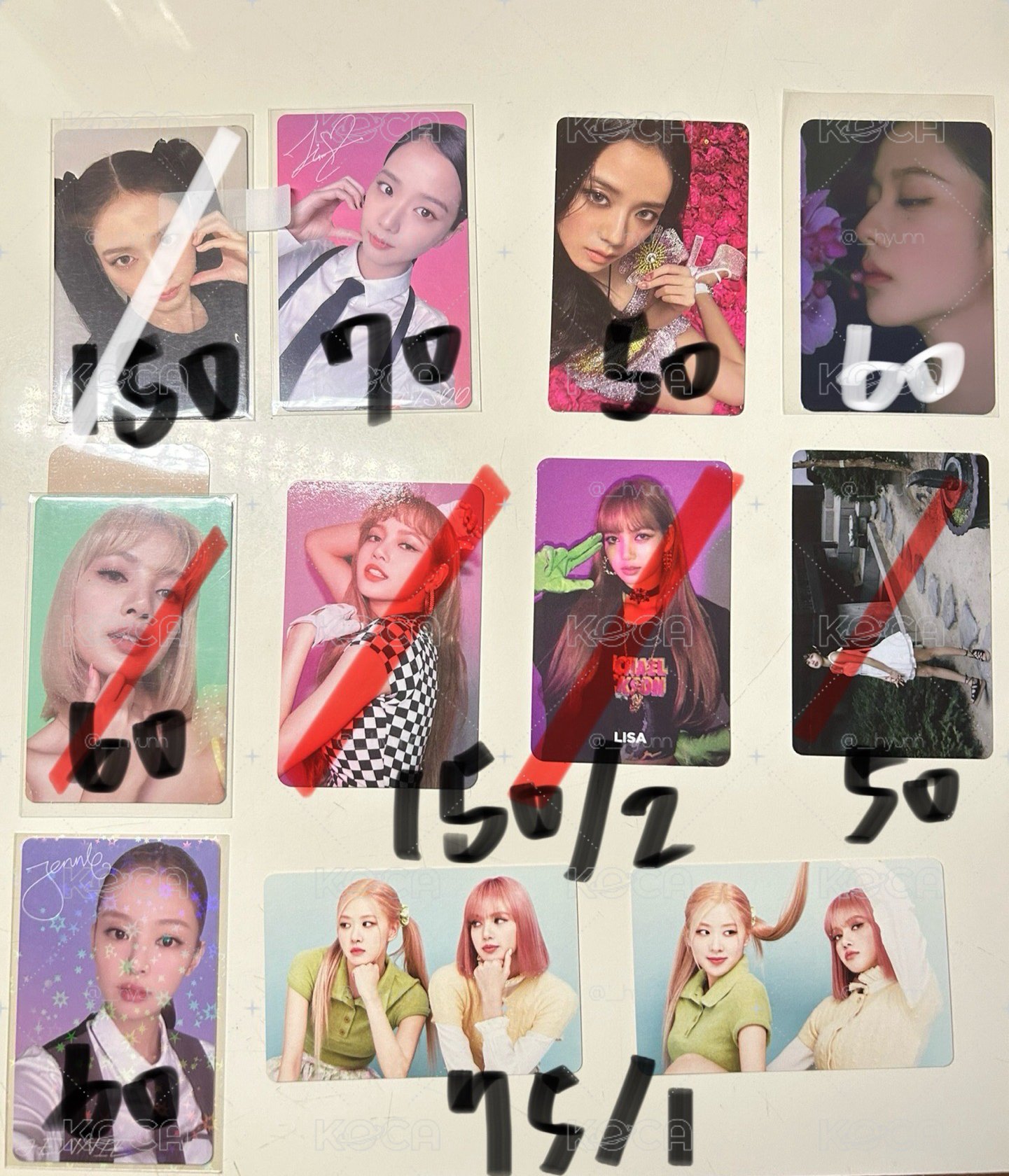 blackpink 小卡