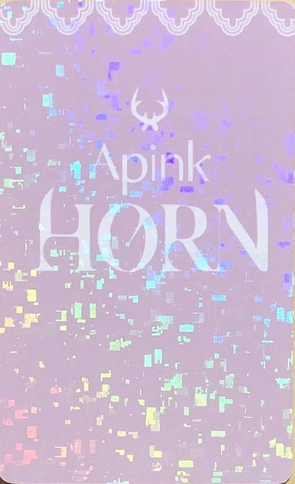 HORN ia 線上 簽售卡  背面