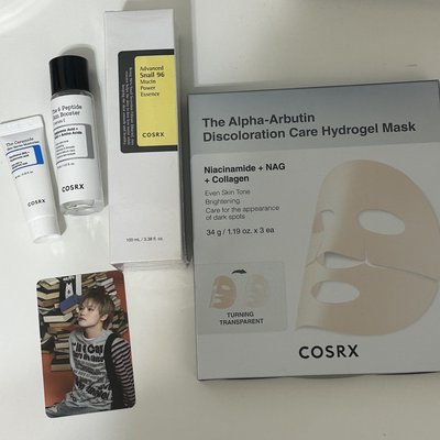 #售 cosrx一套+辰樂打歌卡