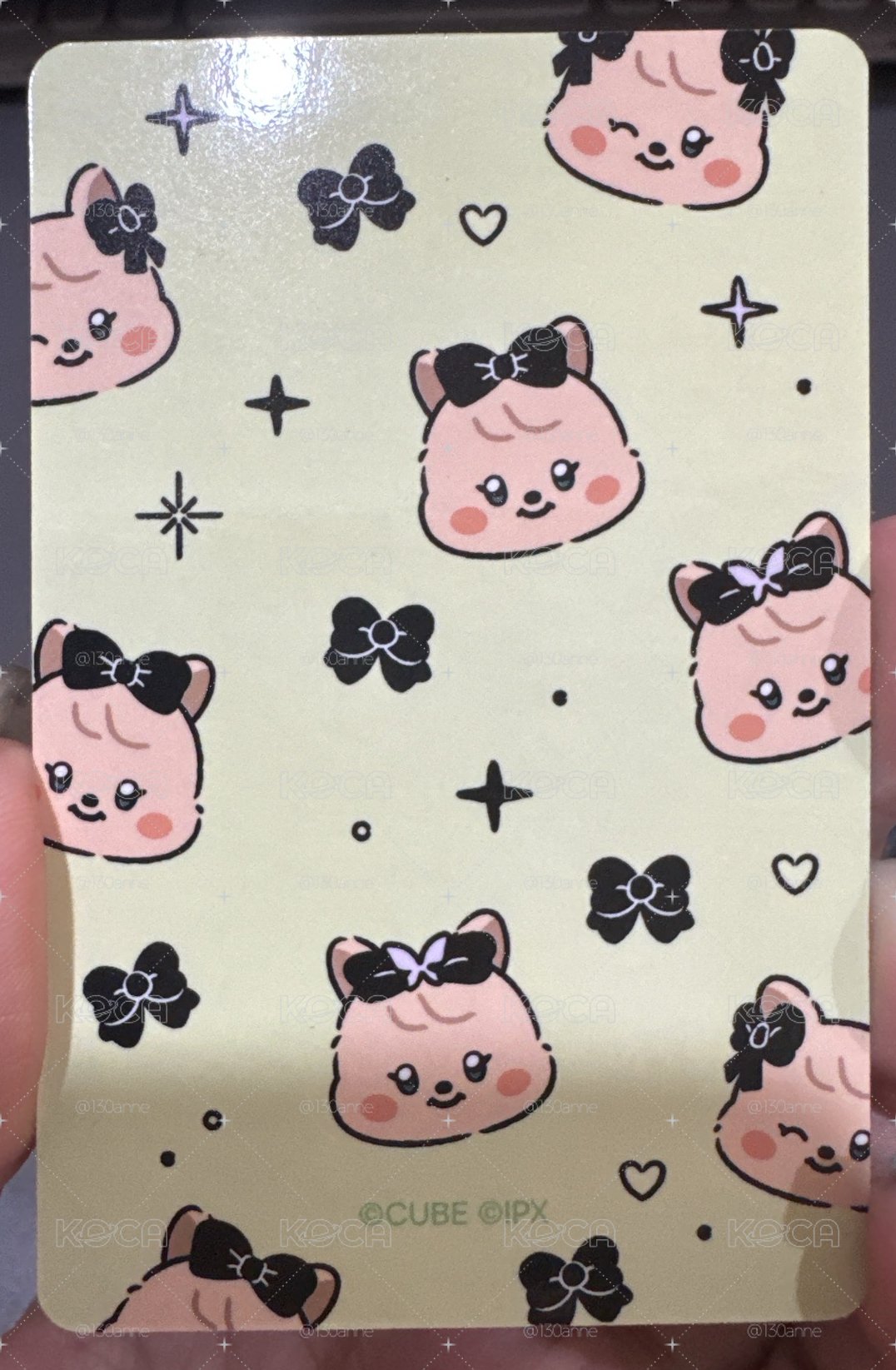 idle快闪满额卡 蝴蝶结面