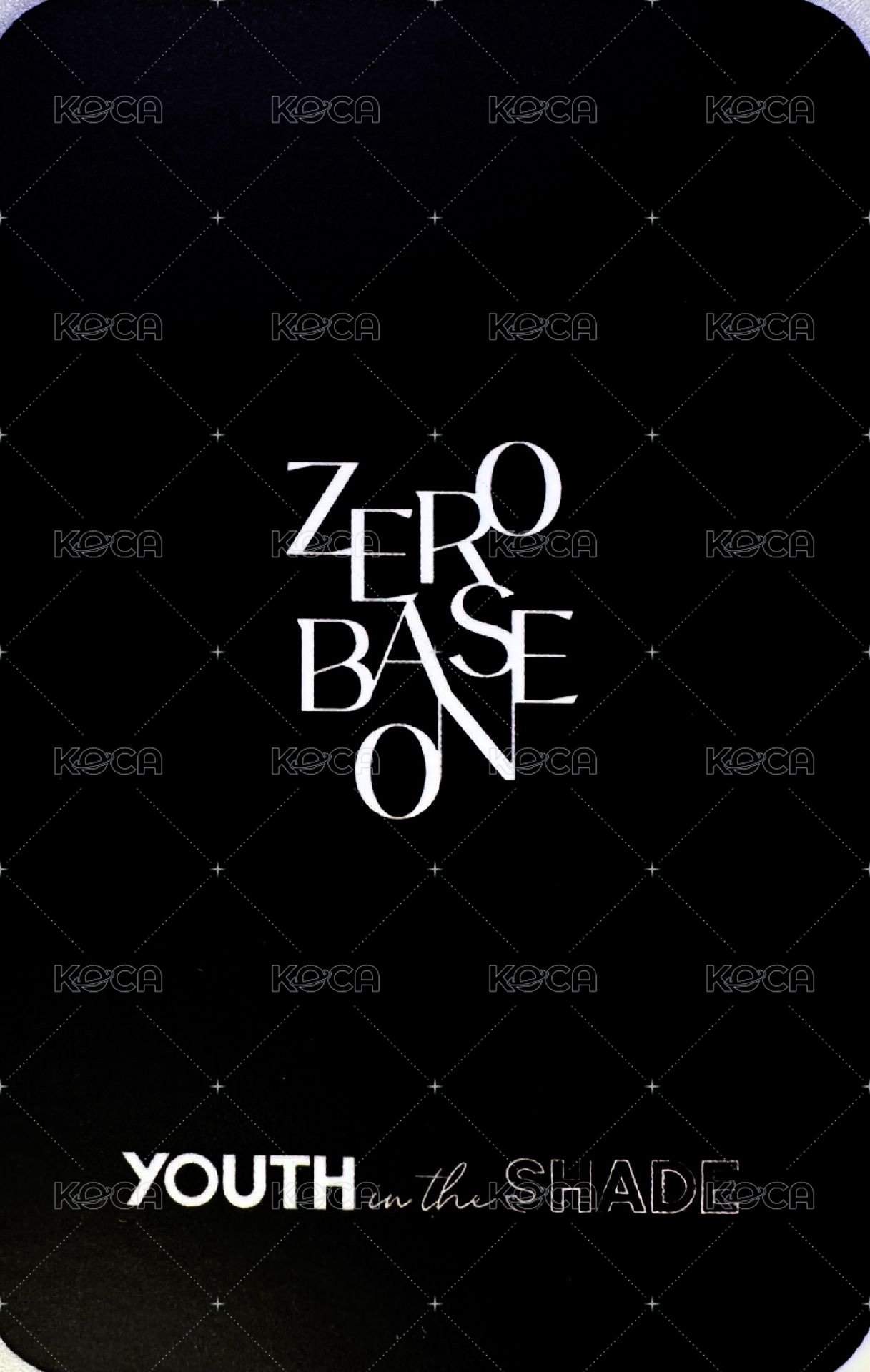 迷一 打歌卡 第二週 the show 背面