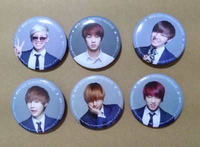 BTS  | 2014 夏寫徽章組 （缺Jimin(