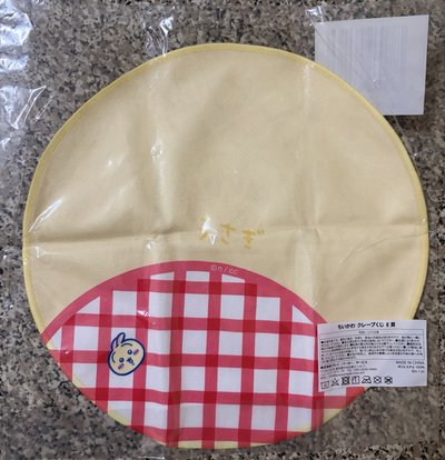 可麗餅系列 圓形毛巾（兔兔）