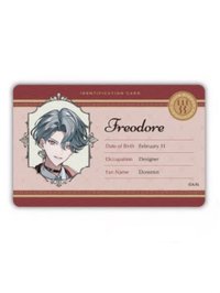 にじさんじ×日本百貨店 透明卡 Freodore日本百貨店合作小卡-橫款